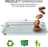 Stock Your Home Aluminum Pans Cookie Sheet Baking Pans (15 Pack) Disposable Aluminum Foil Trays - Reusable and Durable Nonstick Baking Sheets – Disposable Cookie Sheet Foil Pans - 16 Inch x 11 Inch by Stock Your Home