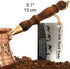 Replacement Wooden Handle for Copper Coffee Pot, Teapots, and Multi-Purpose Mini Wooden Spoon, 3 Handles