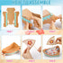Jingmore 24 Set Pcs Theme Party Decorations Disposable Paper Food Serving Tray Boats Tray with Bamboo Sticks