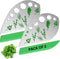 Boorika Herb Stripper 9-Hole Stainless Steel Herb Peeler for Quick Leaf Stripping Multi-Purpose