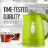 OVENTE Electric Kettle, 1.7 Liter Hot Water Heater, BPA Free Fast Boiling Cordless Water Warmer for Coffee & Tea (Green