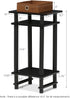 Furinno 17017 Turn-N-Tube End Table - 1-Pack, Espresso Color