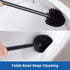 Set 2-in-1 (Pack 2) Qaestfy Toilet Plunger and Brush for Bathroom Cleaning, Long Handle Toilet Bowl Brush with Stiff