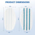 LINNIW 8 Pack Replacement Steam Mop Pads, Compatible with PurSteam ThermaPro 10-in-1
