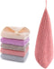 Small Towels with Hanging Loop, Hand Dry Towels for Kitchen & Bathroom, Super Absorbent Soft Small Towel Set with