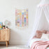 Room,1 Dahey Macrame Bow Holder Hanging Hair Bow Organizer for Baby Girls Boho Wall Decor Handmade Headband Holder