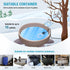 150W Chicken Waterer Heater, Aluminum Utility De-Icer for Farm & Livestock, Non-Conductive and Anti-Rust Heated Chicken