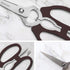 Messermeister 8-Inch Take-Apart Kitchen Scissors, Black, Includes Screwdriver, Nut Cracker, Jar Lid Opener