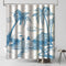 MEHOFOND Surf Shower Curtain, Retro Surfboard Tropical Theme Bathroom Decor Set with 12 Hooks, 72x72 Inches