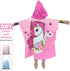 4 10 30x30 growell Hooded Kids Beach Towels - Toddler Bath Towel Girls Boys Swim Cover-ups for Ages to Kids Pool Towels