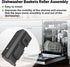 WD28X27241 Dishwasher Rack Carrier and Roller Kit for G-E Ha-ier Hot-point Dishwasher, Replaces WD12X10438, 4 Packs