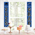 DAZONGE Blue Graduation Decorations 2025, Congrats Grad Porch Banner for Graduation Party Decorations