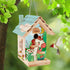 Rioychan 8.5in) Wooden Birdhouse Kit for Adults to Build, DIY Bird House Craft Kits to Paint, Adult Woodworking