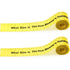 2 Rolls 2in x 150ft Baby Shower Measuring Tape - Tummy Measure Belly Game for Party Supplies