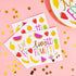 Sparkle and Bash 50-Pack Twotti Fruity Birthday Cocktail Napkins, 5 x 5 in Folded, Pink 2-Ply Absorbent