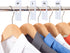 40 Pack Rectangular White Plastic Clothing Size Closet Rack Dividers, Preprinted in 8 Sizes XXS to XXXL