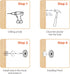 Deco Curtain Tieback Holdback Set of 2 - Spin Medallion Brown Oil Rubbed