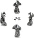 3 Pack Dragon Statue Collectible Figurines Decor-Fantasy Gothic Beast - Dragons Lover,Bedroom/Bookshelf/Desk