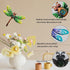 Yonivexis Metal Dragonfly Wall Decor, Outdoor Hanging Art for Living Room, Bedroom, Fence, Garden Decor, Style1