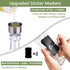 Leaflai 2 Set 2 4 Labels,1 1 (500ml) Olive Oil Dispenser Bottle, Pcs Glass Olive Oil Dispenser and Vinegar Dispenser