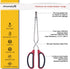 12-Inch Stainless Steel Scissor Tongs with Comfort-Grip Handle