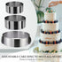 CALIFORNIA CADE ELECTRONIC Cake Mold - Adjustable Round Stainless Steel Cake Ring 6 to 12 Inch