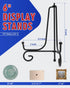 Iron Display Stand 10 Packs, 6 Inches Photo Stand for Display, Black Foldable Easel for Artwork
