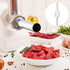 Mudder 4 Pieces Sausage Stuffer Kit, Stainless Steel Grinder Tubes with Sausage Stuffer Ring for Size 5 Meat Grinder