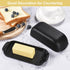 AONCO Butter Dish with Lid, Unbreakable Butter Keeper Container for Countertop, BPA-free, Microwave/Dishwasher Safe