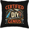 DIY Lovers Home Improvement Throw Pillow for DIY Enthusiasts