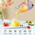 Portable Blender, MIAOKE 350ml Mini Juicer Cup for Juice, Shakes, and Smoothies, USB Rechargeable with LED Display