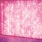 Curtain Lights, Pink LED String Lights, 8 Modes for Garden, Teen Girls' Room, Party and Window Decor