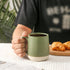 15 Set 4 Set Hasense Ounce Porcelain Coffee Mugs of with Large Handle Perfect for Coffee, Tea, Milk, Chocolate