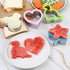 Elfkitwang Sandwich Cookie Cutters Set, Dinosaur, Heart, Star, Mouse, Sandwich Knife, Food Grade Cookie Mould (12 Pcs)