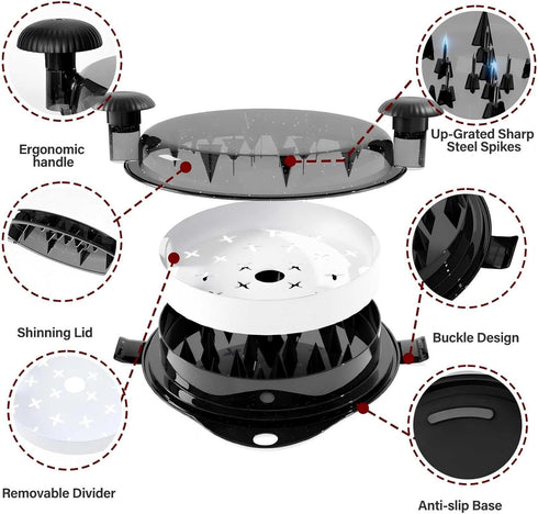 Wiki Jooy Chicken Shredder Tool Twist Large Chicken Breast Shredder Tool-Meat Shredder Meat Masher for Chicken Ground