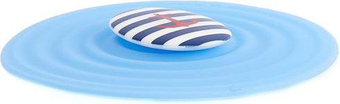 Silicone Drink Topper Nautical Design, Set of 4, 4" Cup Lids
