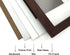 8x8 Set 3 5x5 8x8 Picture Frame of with Real Glass for Pictures with Mat or Without Mat, Wall Mounting or Tabletop