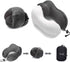 Travel Pillow, Best Memory Foam Neck Pillow for Sleeping, Airplane Car & Home Use (Grey)