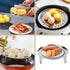 Steamer Rack for Cooking, 18/8 Stainless Steel Steaming Rack, 8.5 Inch Steam Tray with Removable Legs