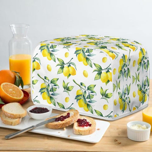 Lemon Toaster Covers - Anti-Fingerprint Lightweight Covers for Most 2-Slice Toasters, Universal Size