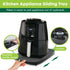 Appliances Slider Tray for Coffee Maker & Pot, Kitchen Small Appliances Sliding Mat Organizer for Keurig, Ninja