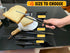JETKONG Extra Long Kitchen Tweezers, Heavy Duty Stainless Steel Cooking Tweezers Set of 3 (9, 12, 14 Inch)