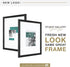 MCS Studio Gallery 16x20 Matted Photo Frame with 8x10 Picture Display, Black Woodgrain, Vertical & Horizontal Wall