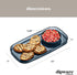 madesmart dipware Small Serving Tray with Removable Dip Bowl for Snacks; Reusable Serving Tray with Multipurpose Bowl,