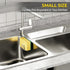 NiHome Clear Acrylic Kitchen Sink Sponge Holders, 2PCS No-Drill Design for Efficient Drainage