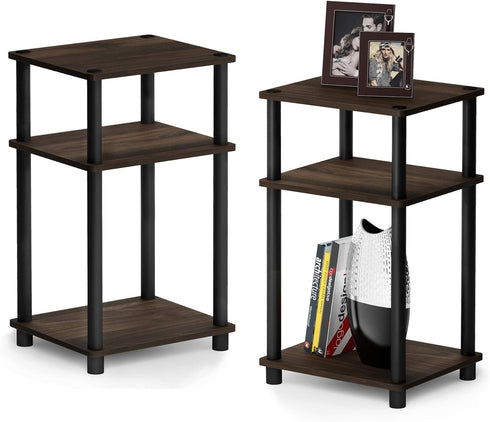 Furinno Just 3-Tier Turn-N-Tube End Table / Side Table / Night Stand