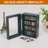 CLVTREBETO 100pcs Anxiety Mini Bookshelf Ornament with Mini Books | Miniature Bookshelf Decor |Shake Away Your Anxiety