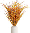 DoubleWood 10Pcs 29.5" Long Artificial Flower Winter Jasmine Folk Pip Berry Plant Dry