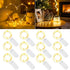 Etinga 12-Pack Fairy String Lights, 7ft 20 LEDs Each, Battery Operated Copper Wire