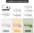 YCIA&DONE Corner Counter Bathroom Organizer, 1 Tier Clear Cosmetic Perfume Tray for Makeup and Skincare